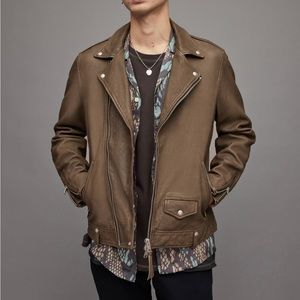 AllSaints Milo Leather Biker Jacket